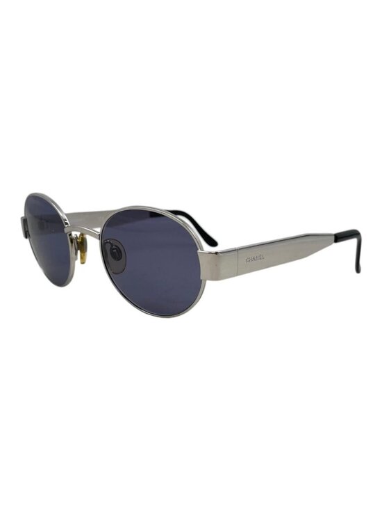 Chanel Sunglasses Vintage Blue Silver Eyewear main image 9